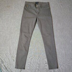 Hudson Jeans Womens Size 29x30 Gray Nico Mid Rise Super Skinny Stretch USA